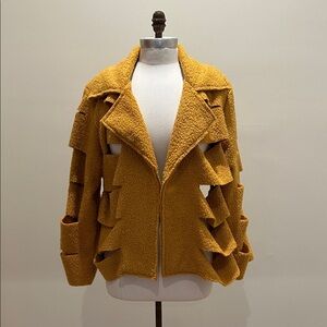 Kozan Cut-out Yellow Jacket for Women Size XS
